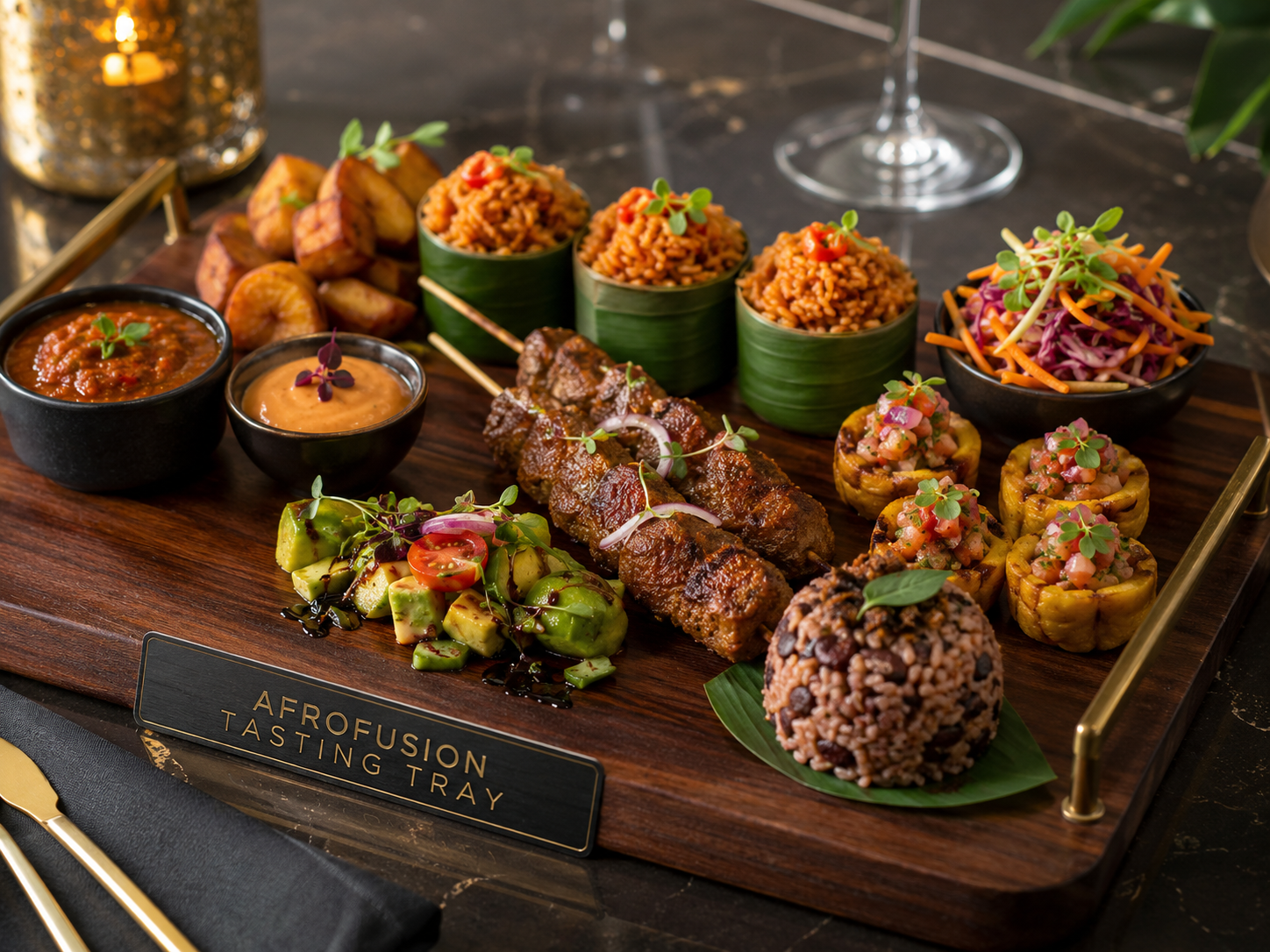 Afrofusion Tasting Tray
